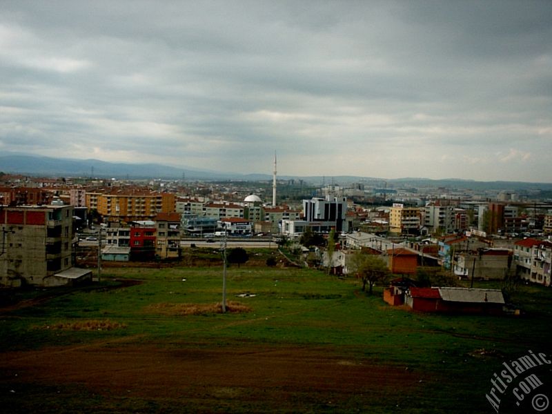 View of Hamitler district in Bursa city of Turkey.
