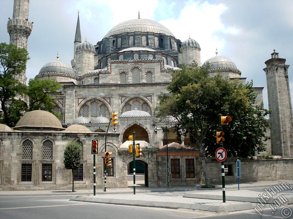 Sehzade Mosque made by Architect Sinan in Fatih district in Istanbul city of Turkey.
