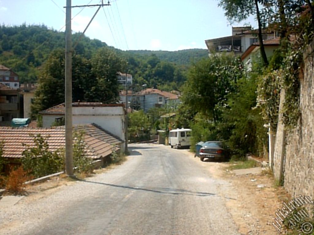 View of Termal-Gokcedere Village in Yalova city of Turkey.
