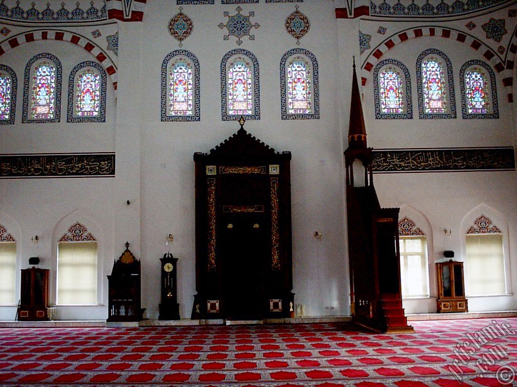 View of the Theology Faculty`s mosque in Bursa city of Turkey.
