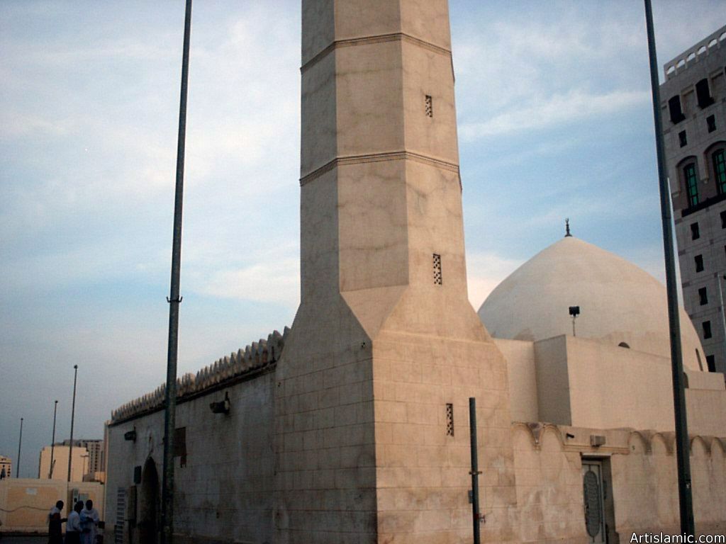 The Mosque of Hadrat Omar (ra) (second caliph of Islam) nearby the Prophet Muhammad`s (saaw) Mosque in Madina city of Saudi Arabia.
